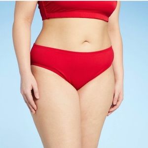 Ribbed Cheeky Hipster Bikini Bottom